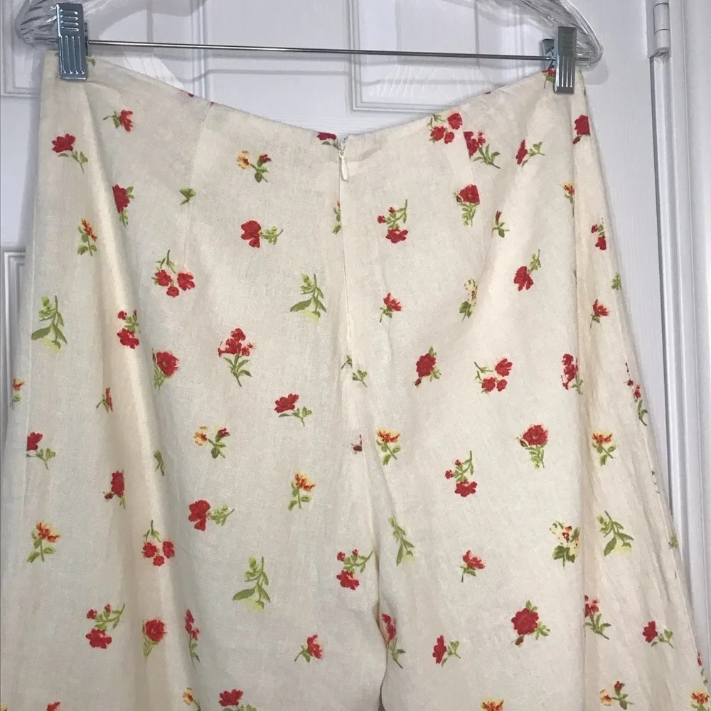 Forever 21 Linen Floral Pants - Picture 4 of 11